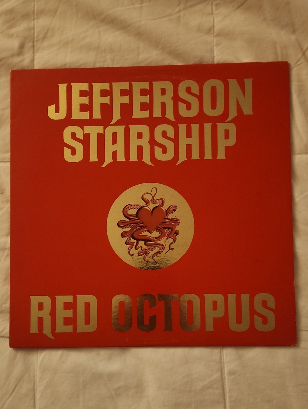 Jefferson Starship: Red Octopus Vintage Vinyl -- Display Item Cover NM Record VG